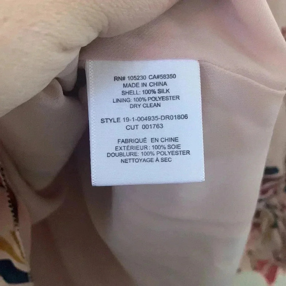 Joie PINK Nour Ruffle Neck Silk Dress Size Small - Picture 7 of 9